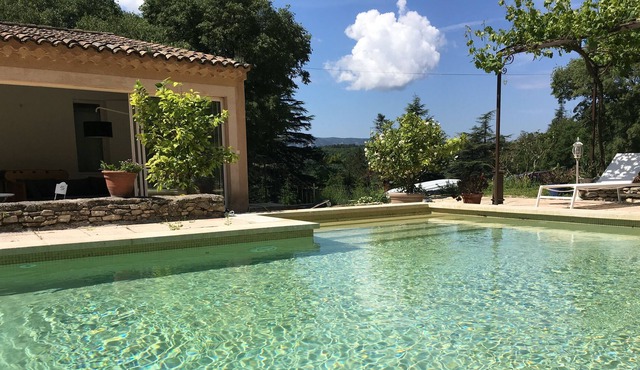 Golden triangle of the Luberon: large villa with heated pool