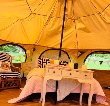 Goldings Farm yurt Tent firepit bbq activities