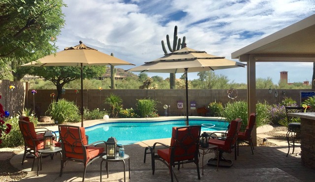 Golf And Sun Await In A Natural Sonoran Desert Setting With Heated Pool