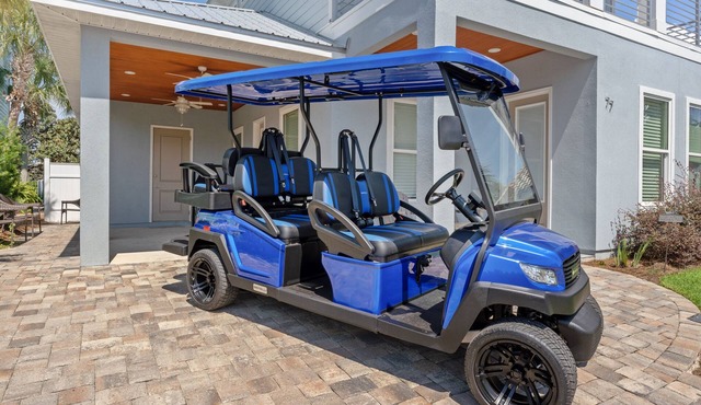 Golf Cart ~ Spacious Living Area ~ Private Balcony