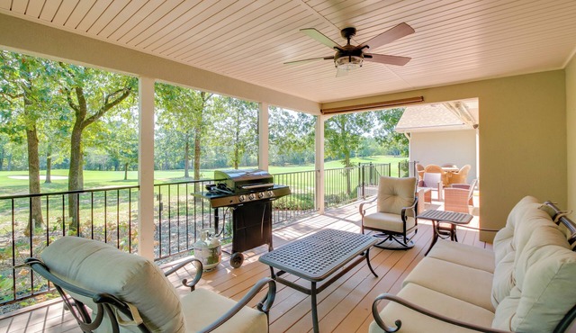 Golf Course View: Elegant Hot Springs Village Home