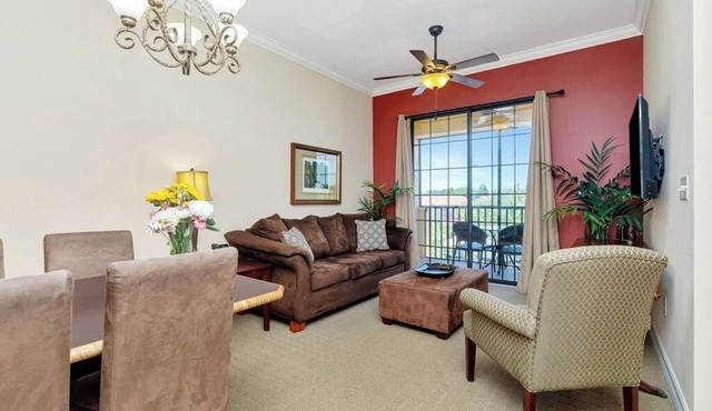 Golf Resort with Huge Pool, Full Kitchen and Balcony