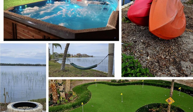 Golfers paradise surrounded by conservation and Lake with pool and Jacuzzi