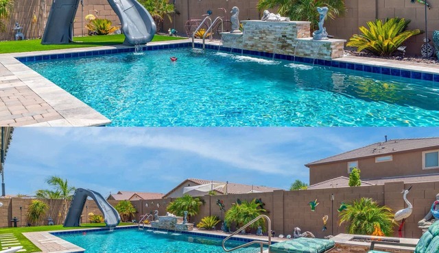 Goodyear Retreat, Pool, Slide, Firepit, BBQ