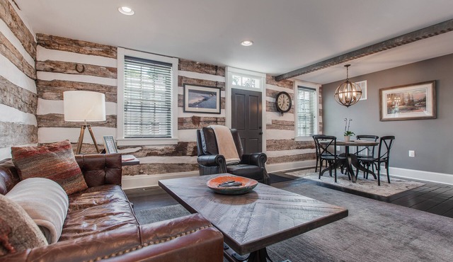 Gorgeous 1840 Log Cabin- Downtown