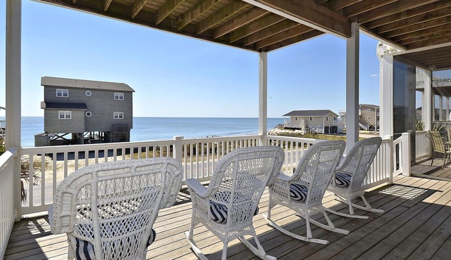 Gorgeous 6BR Beach House, Ocean Views, Pool, 20 Steps to Beach, 3 King Beds