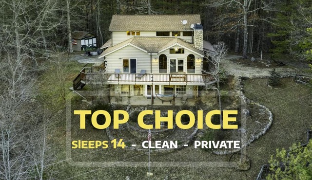 Gorgeous 6BR Cabin w/Spa, Firepit, Arcade& Mountain View
