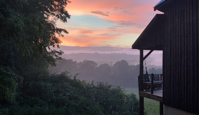 Gorgeous, Amish-Built Post and Beam Cabin on 10 acres, relax and unplug!