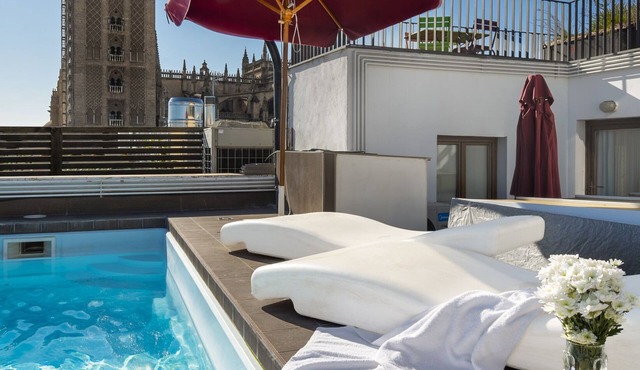 Gorgeous Apartment with Swimming Pool and Cathedral View