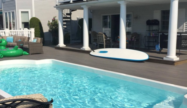Gorgeous Bay Front property with boat slip and pool