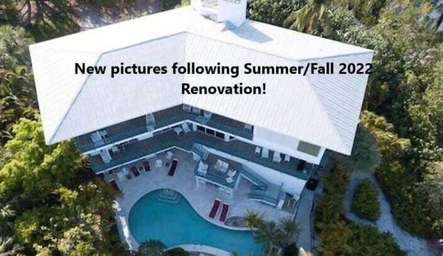 Gorgeous Bayfront Estate on Captiva Drive w/ Pool