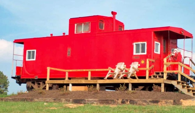 Gorgeous Caboose Rental for a Glamping Getaway in the Blue Ridge Mountains of Virginia