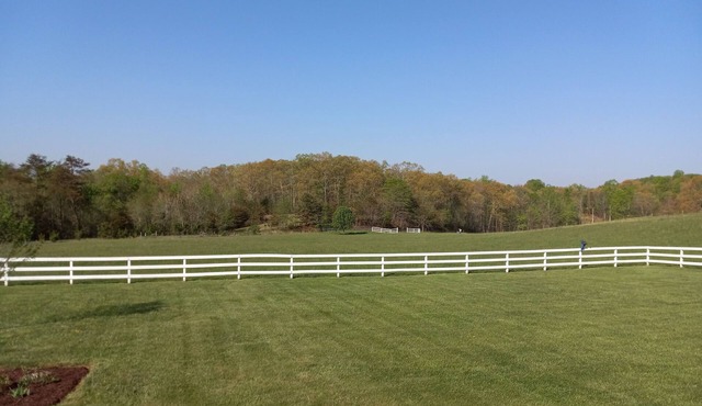 Gorgeous countryside farmhouse on 10 acres. Carriage house also available.