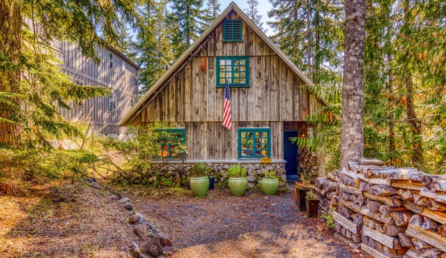 Gorgeous custom-built chalet with fireplace & home office - walk to ski/hiking