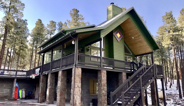 Gorgeous Forest Cabin with Hot Tub & Game Room