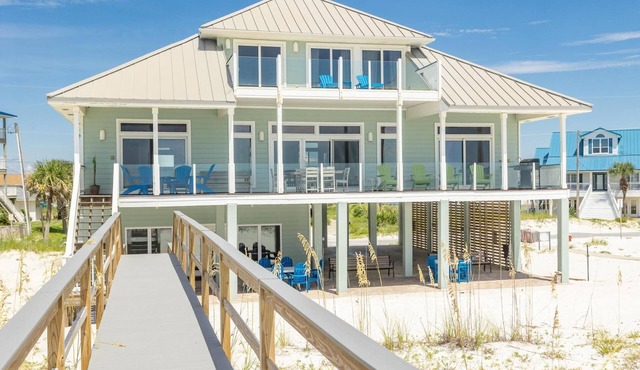 Gorgeous Gulf Front Pool Home - 1214 Ariola Dr! Sleeps up to 21!