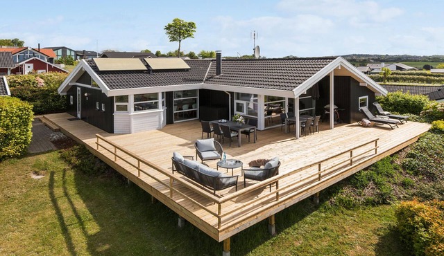 Gorgeous home in Rønde with sauna