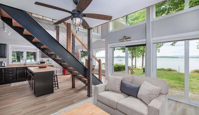 Gorgeous Lakefront Home w/Private Beach & Views