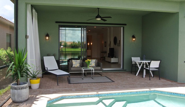 Gorgeous New 3 Bedroom 3 Bath Home With Heated Private Pool And Lake Views!
