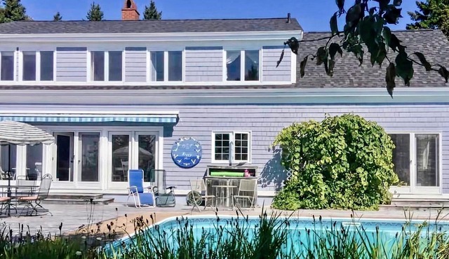 Gorgeous Oceanfront Estate with Heated Seawater Pool