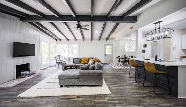 Gorgeous Renovated Home with Open Floor Plan and Large Lot, private but also convenient!