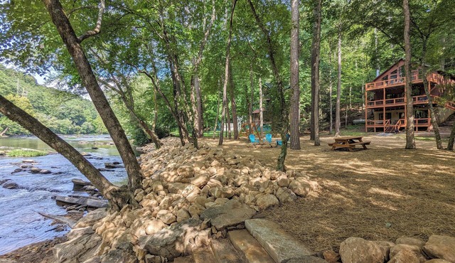 Gorgeous Riverfront Home - Stunning views on Rushing River with Recent Updates!