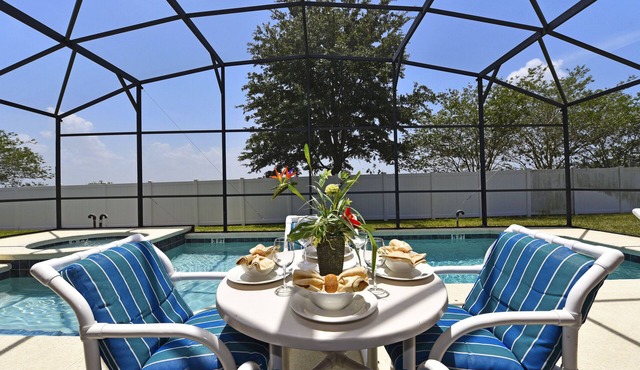 Gorgeous, South-facing Pool/Spa, Gated Resort, Amenities for all, Near Disney