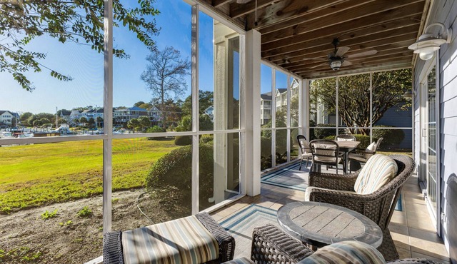 Gorgeous Views of the St James Marina from this 1st Floor Dog Friendly Condo