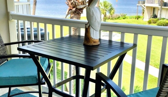 Gorgeous waterfront condo steps from the beach!