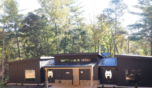 Gotham City Cabins!nSecluded “Custom Modern Cabin” overlooking Private Pond.