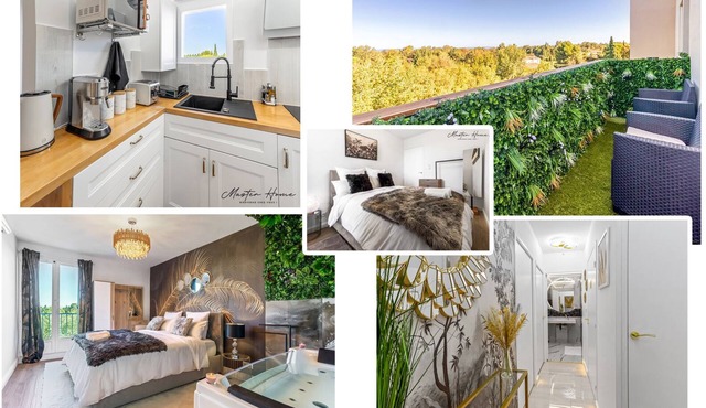 Gout de Luxe à Narbonne T3 Climatisé, Spa, Parking