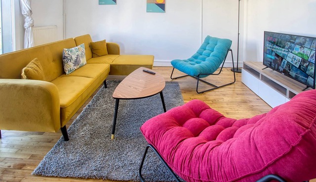 Grand Appart 100m² Netflix Parking Gratuit