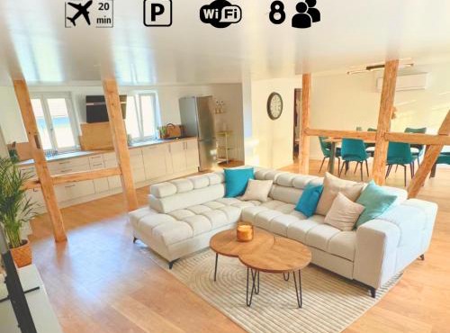 Grand appartement chaleureux