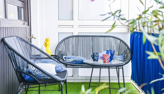 Grand appartement avec balcon et parking