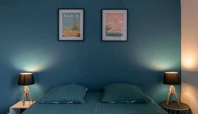 Grand appartement design, 3 chambres, centre-ville