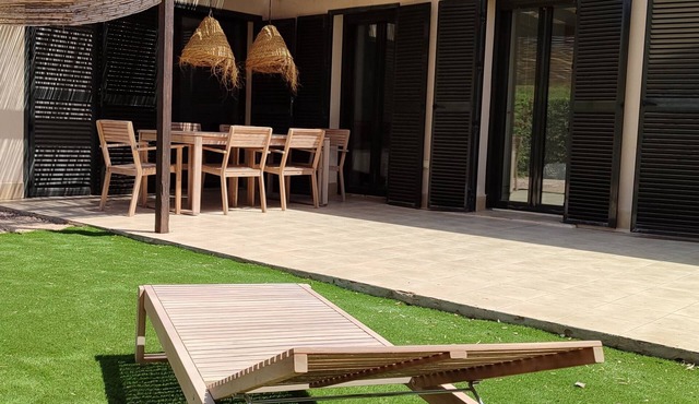 Grand Appartement en Rez-de Chaussée vue Golf 3chambres Avec Terrasse et Jardin