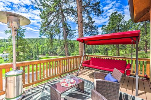 Grand Conifer Retreat with Large Furnished Deck