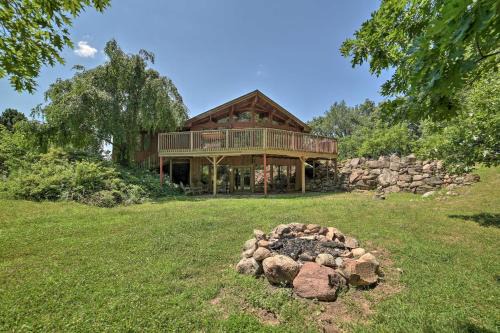 Grand Escape with Deck, Game Room, Nature View!