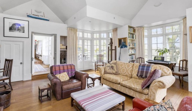 Grand Historic House at the foot of the hills overlooking lush countryside.