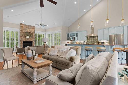 Grand Home on 10 Acres in Surf City w/Private Pond!
