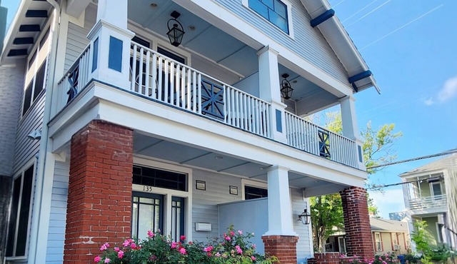 Grand Home with views of Street CarnNear French Quarter, Superdome