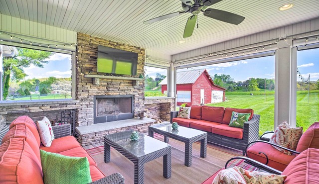 Grand LaFollette Home w/View + Covered Patio!