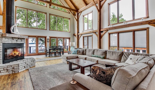 Grand Lakefront Home