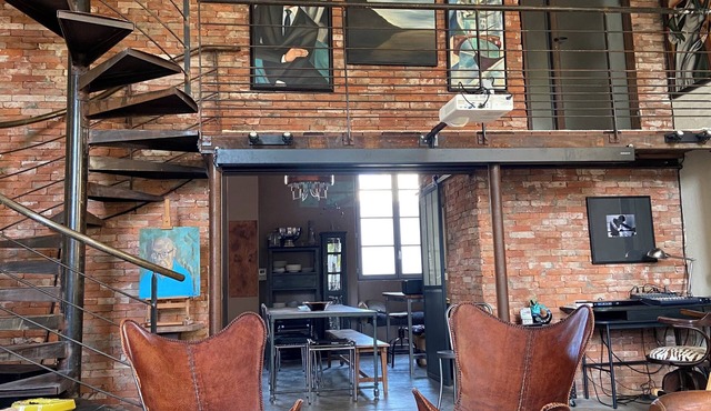 Grand Loft Dartiste en Avec Équipement Professionnel Audio et Vidéo