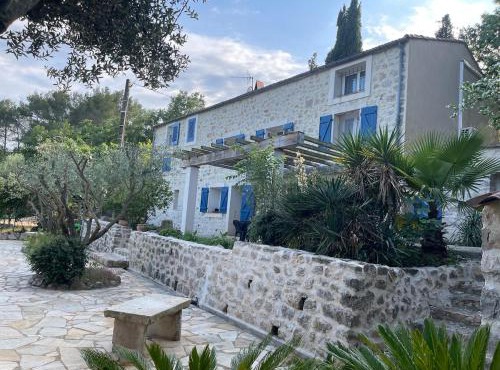 Grand Mas en Pierre et sa Piscine à Débordement