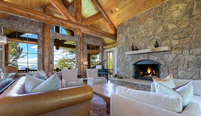 Grand Mountain Estate by InvitedHome | Luxe Interior, Panoramic Views, Hot Tub