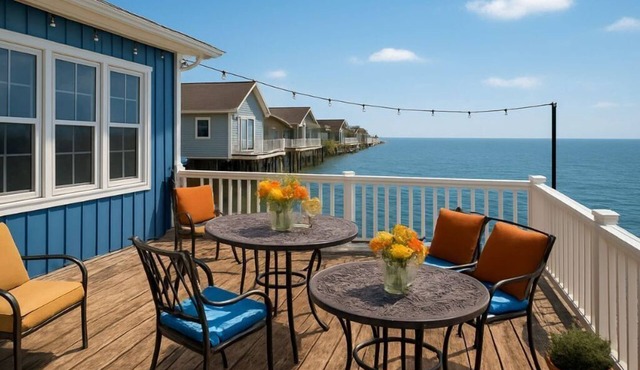 GRAND OPENING DISCOUNTS! ON A PRIVATE BEACH, A JERSEY SHORE WATERFRONT COTTAGE!