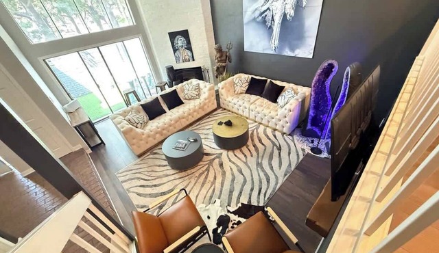 Grand Piano, Huge Geodes, Powerful Artistic Home