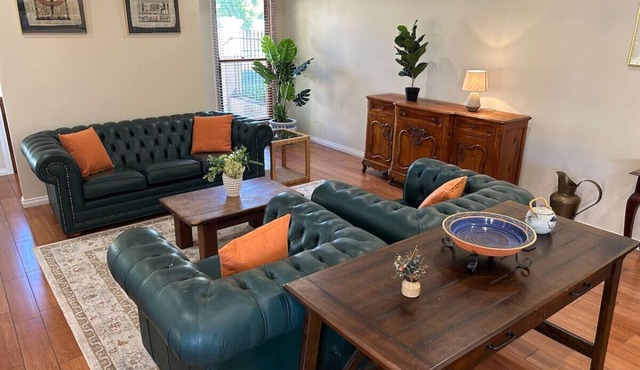 Grand retreat in peaceful street