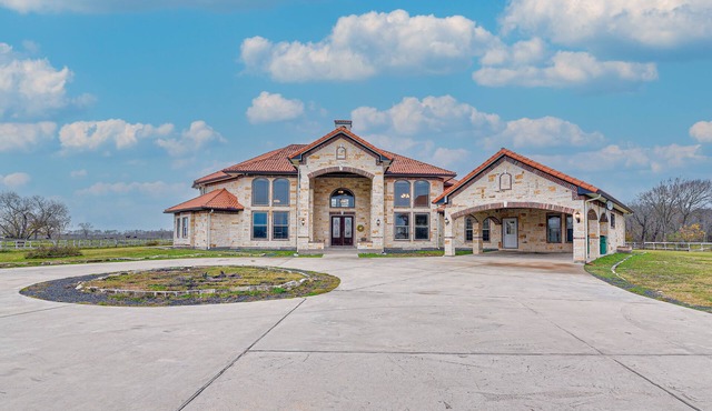 Grand Rosharon Estate on 10 Acres of Farmland